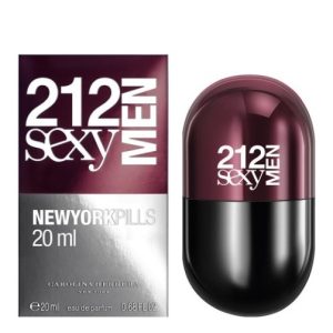 212 SEXY MEN DE CAROLINA HERRERA – NEW YORK PILLS – Colonia / Perfume – Eau de Toilette Natural Spray 20 ml