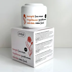 Crema facial calendula para pieles secas, sensibles y normales