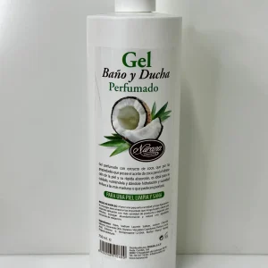 gel de baño y ducha perfumado de coco