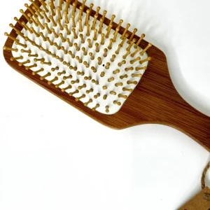 Cepillo cabello bambu grande