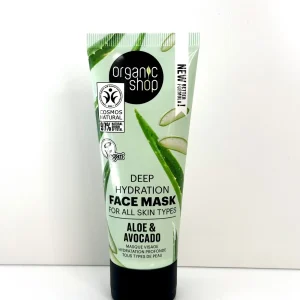 Mascarilla facial hidratación profunda aloe y aguacate