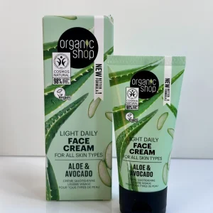 Crema facial aloe y aguacate